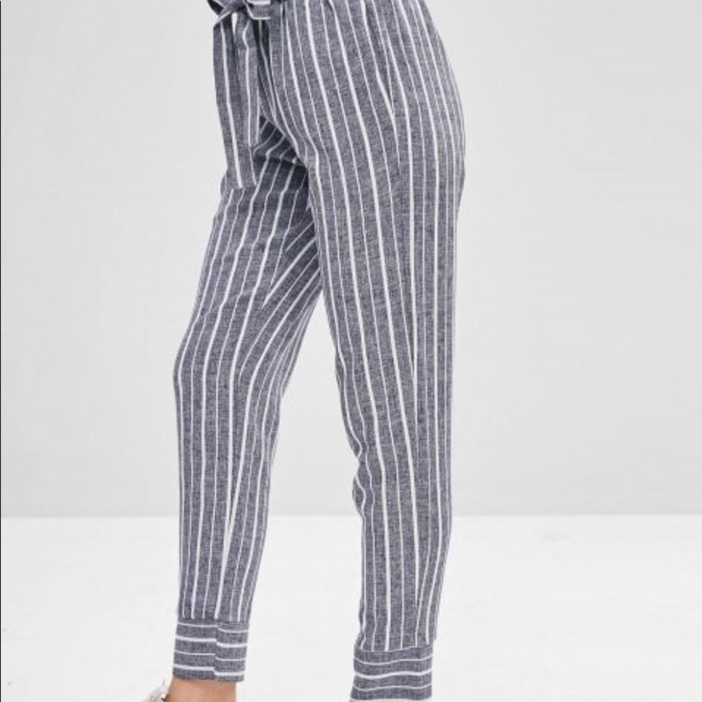 Zaful pin striped pants